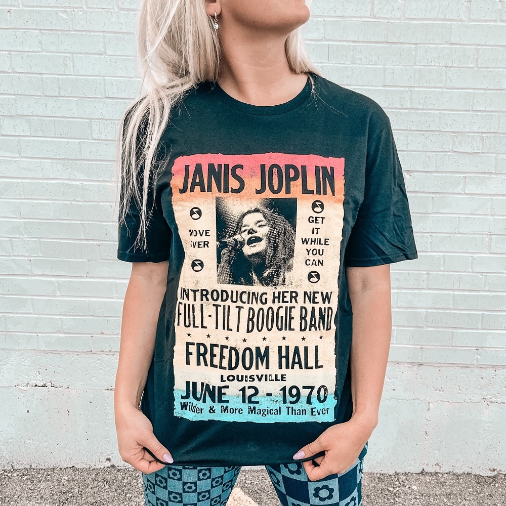 Janis Joplin Freedom Hall Tee